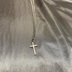Silver Cross Necklace